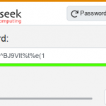 Generated password